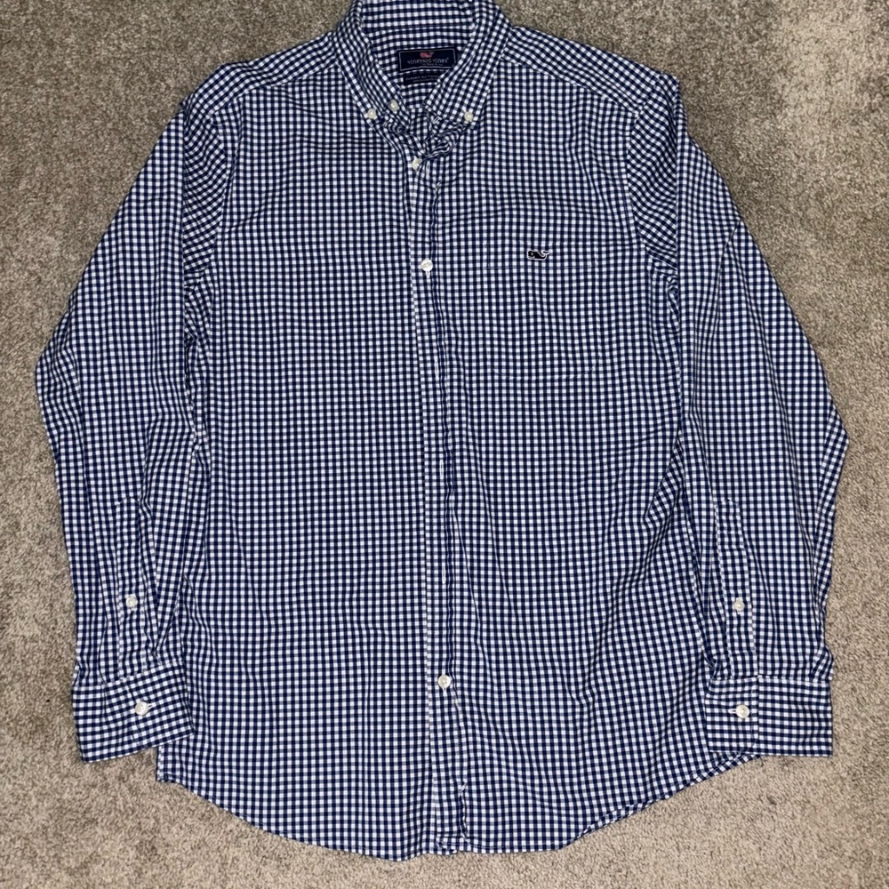 Navy Vineyard Vines Buttondown